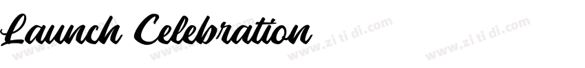 Launch Celebration字体转换 Launch Celebration字体转换